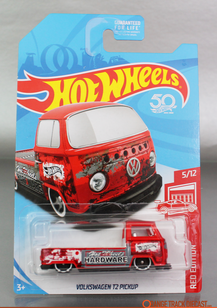 2018 Hot Wheels Target Red Edition VOLKSWAGEN T2 Pickup 1 Inch Crease for sale online