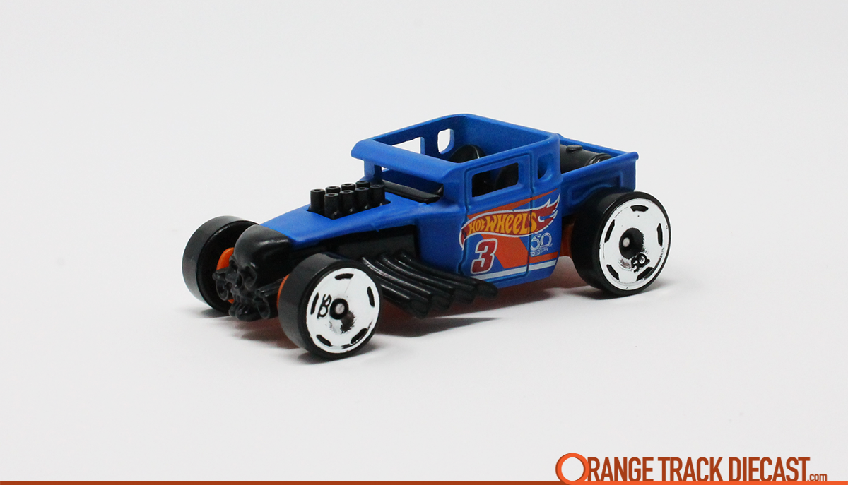 Hot Wheels Bone Shaker HW 50 Race Team Series #1/10 Dark Orange Track Stars New 
