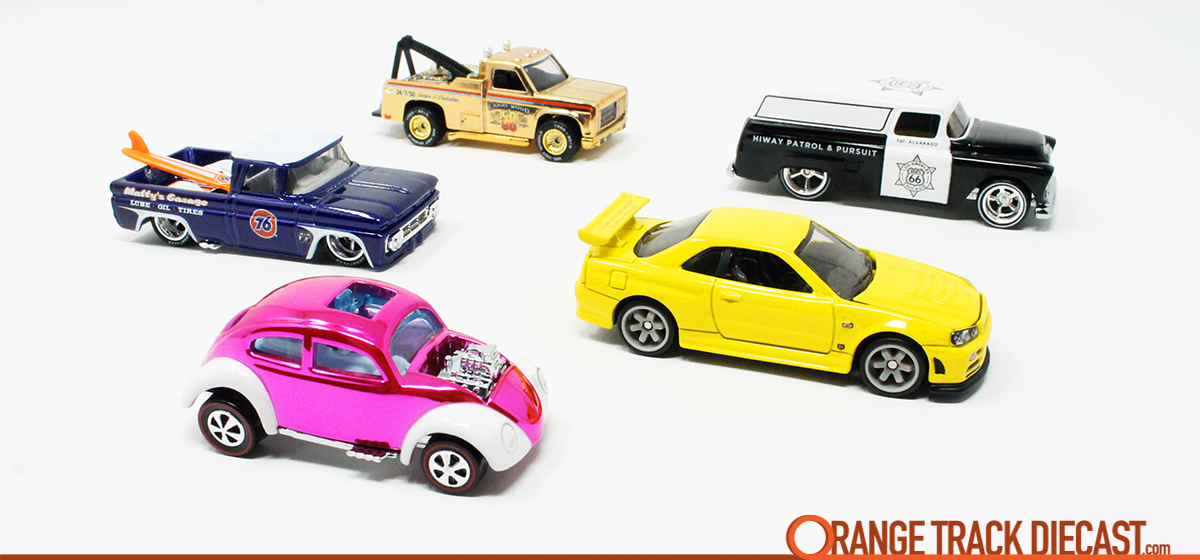 Choose your Vehicle! Hotwheels Showcase Oil Can Series