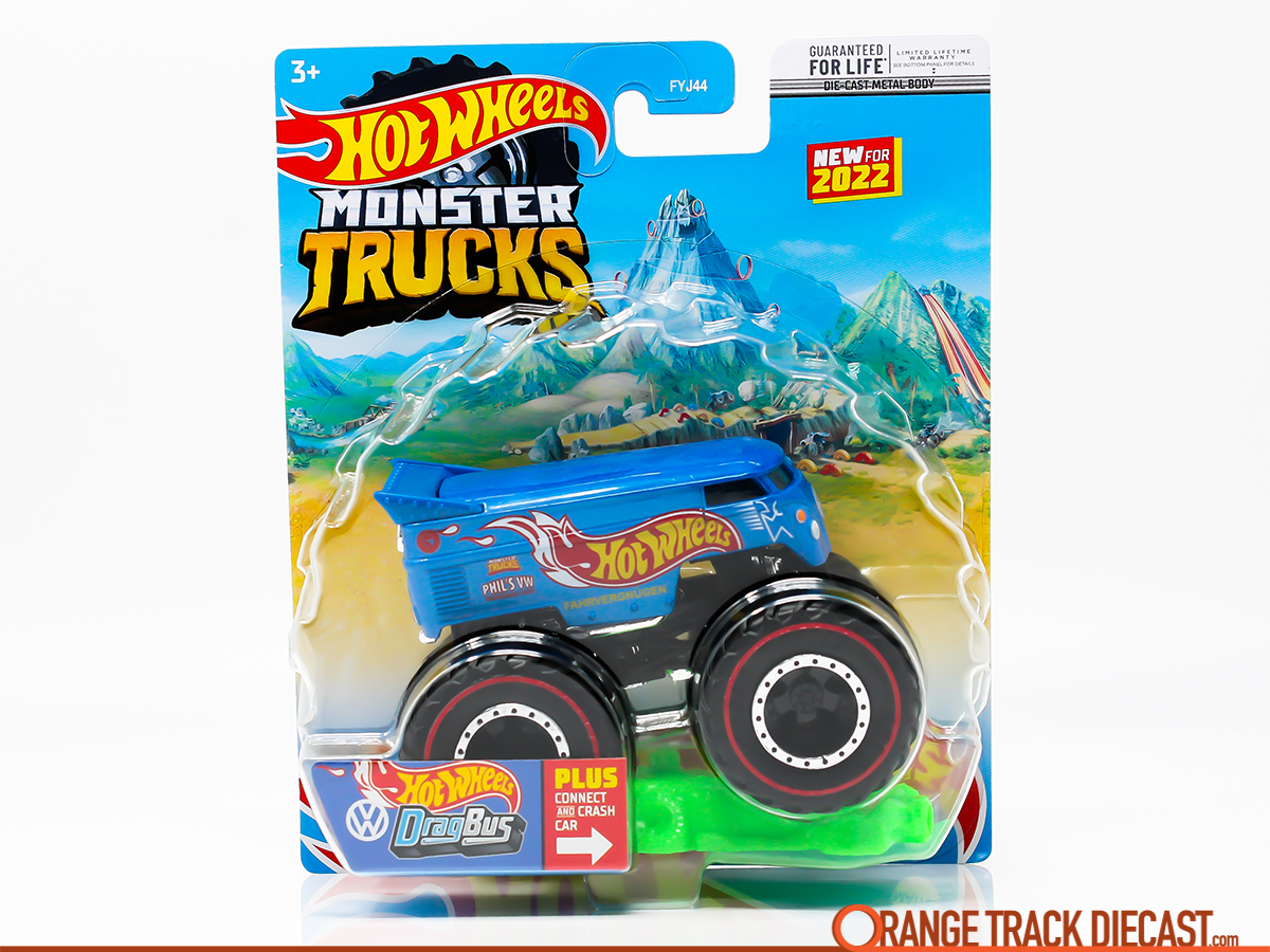 ☆Hot Wheels 2022 Monster Trucks VW Drag Bus Treasure Hunt Chase